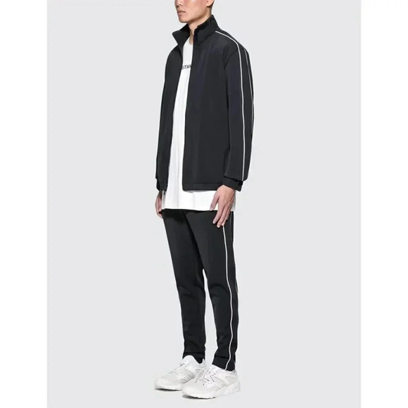 STAMPD 2K TRACK JACKET Black with white piping on sleeves | M - Picture 13 of 14